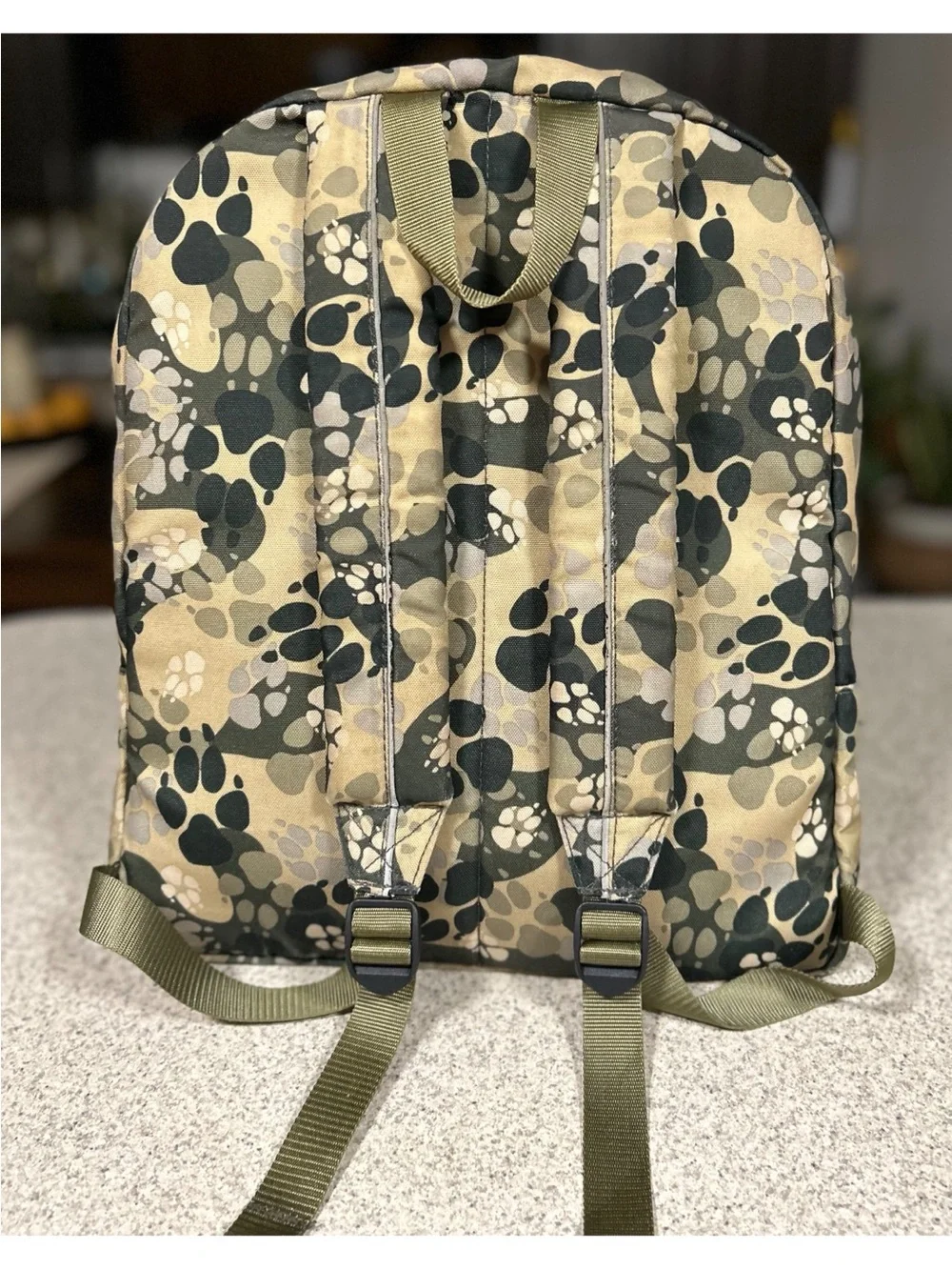 L.L.Bean Paw Print Camouflage Unisex Backpack
